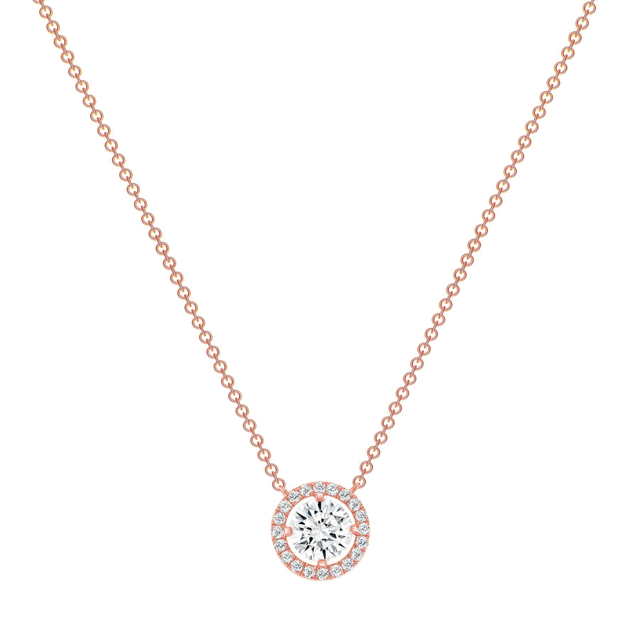 Round Brilliant Diamond Cut Necklace - Los Angeles | D&P Designs