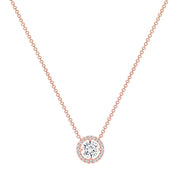 Round Brilliant Diamond Cut Necklace - Los Angeles | D&P Designs